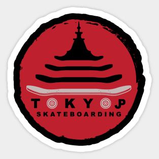 Tokyo Skateboarding Skate Japan Sticker